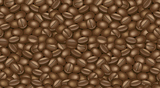 Coffee beans, Mocha, Seamless pattern