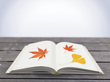 秋と本のイメージ