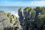 Pancake Rocks Blowholes,South Island New Zealand